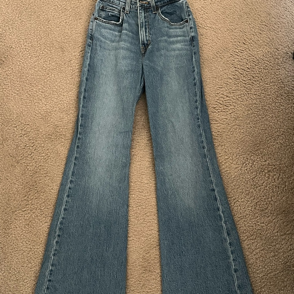 Levi's Light Blue Wide Leg Jeans